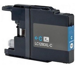 Kompatibilní inkoust s Brother LC-1220/1240/1280C, azurový