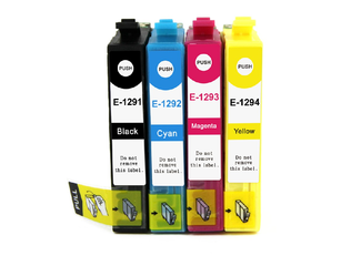 Kompatibilní inkousty s Epson T1295 černý, modrý, červený a žlutý