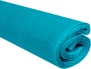 Krepový papír světle modrý 50 cm x 200 cm 28g/m2