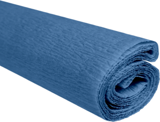 Krepový papír holubí modř 50 cm x 200 cm 28g/m2