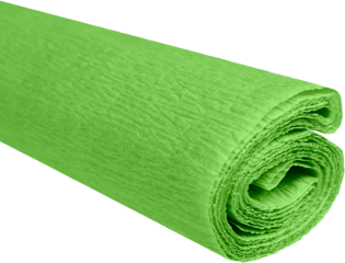 Krepový papír limetkově zelený 50 cm x 200 cm 28g/m2