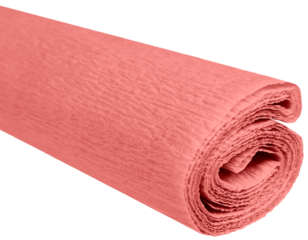 Krepový papír lososově růžový 50 cm x 200 cm 28g/m2