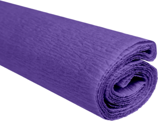 Krepový papír liliový 50 cm x 200 cm 28g/m2