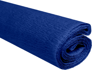 Krepový papír tmavě modrý 50 cm x 200 cm 28g/m2