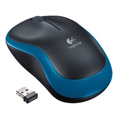 Bezdrátová myš Logitech M185, modrá