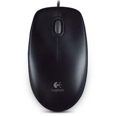 Drátová myš Logitech B100, černá