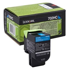 Originální toner Lexmark 70C2HC0, azurový