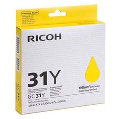 Originální gelová náplň Ricoh GC-31Y (405691), žlutá