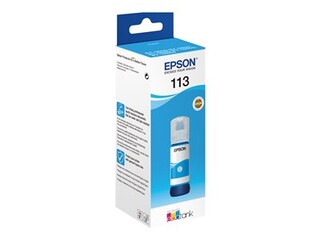 Originální inkoust Epson 113 (C13T06B240), azurový