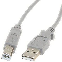 PremiumCord USB 2.0 kabel propojovací, A-B, 3m, šedý, KU2AB3