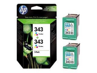 Originální inkoust HP 343 (CB332EE), barevný 2-Pack