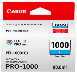 Originální inkoust Canon PFI-1000 C, 0547C001
