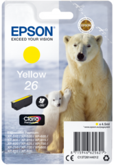 Originální inkoust Epson 26, C13T26144012, žlutý