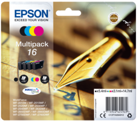 Originální inkousty Epson 16 (C13T16264012), multipack