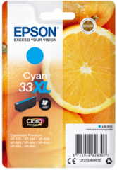 Originální inkoust Epson 33XL (C13T33624012), azurový