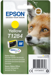 Originální inkoust Epson T1284 (C13T12844012), žlutý