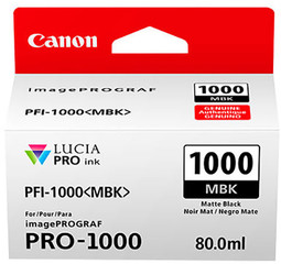 Originální inkoust Canon PFI-1000 MBK (0545C001)