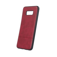 Plastové pouzdro BEEYO pro Samsung S9 G960 - umělá kůže - červené