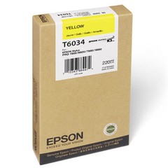 Originální inkoust Epson T6034 (C13T603400), žlutý