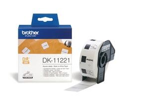 Originální papírové štítky Brother DK-11221