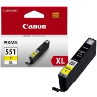 Originální inkoust Canon CLI-551XLY (6446B001), žlutý, 11 ml.