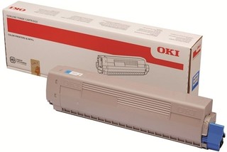 Originální toner OKI 45862816, azurový