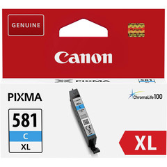 Originální inkoust Canon CLI-581XLC (2049C001), azurový, 8,3 ml.