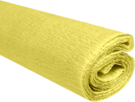 Krepový papír slámově žlutý 50 cm x 200 cm 28g/m2
