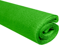 Krepový papír světle zelený 50 cm x 200 cm 28g/m2