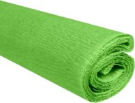 Krepový papír limetkově zelený 50 cm x 200 cm 28g/m2