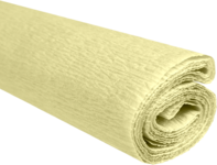 Krepový papír krémový 50 cm x 200 cm 28g/m2