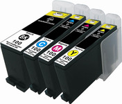 Kompatibilní inkousty s Lexmark 100XL černý, azurový, purpurový a žlutý - s čipem